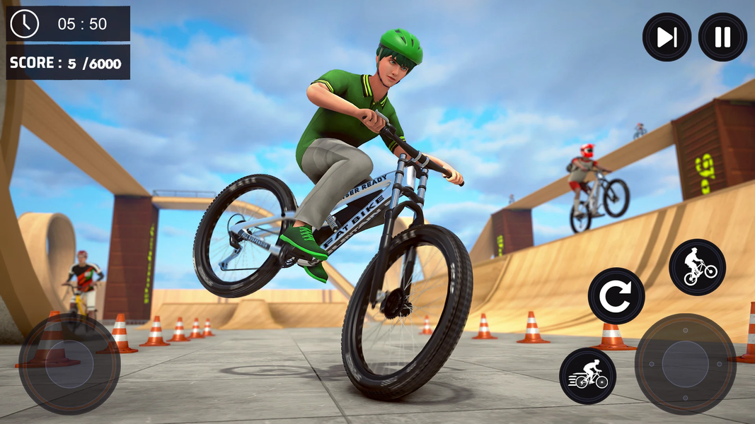 BMX Bicycle: Mad Stunts Space - عکس بازی موبایلی اندروید
