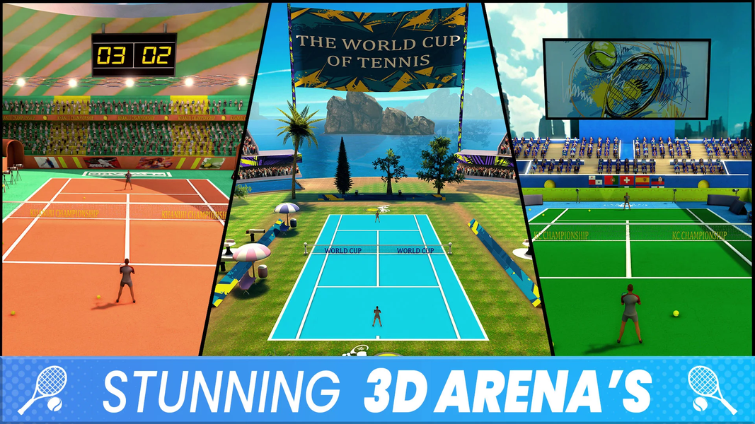 Tennis Court World Sports Game - عکس بازی موبایلی اندروید