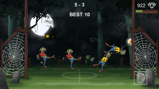 فوتبال زامبی ها (Soccer Zombies) - Gameplay image of android game