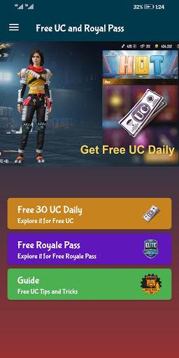 Free UC and Royal Pass - Image screenshot of android app