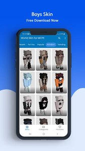 App skin herobrine world mcpe Android app 2022 