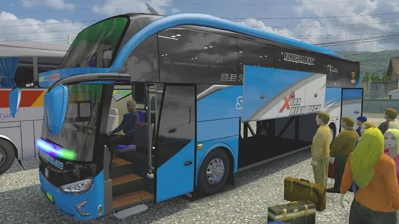 Bus Simulator Lintas Jawa 2024 - Gameplay image of android game
