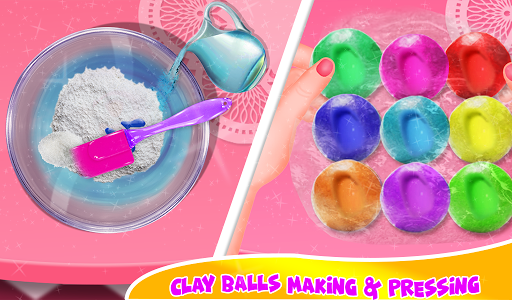 DIY Balloon Slime Smoothies & Clay Ball Slime Game - Gameplay image of android game