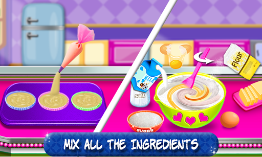 Stiletto Shoe Cupcake Maker Game! DIY Cooking - Gameplay image of android game