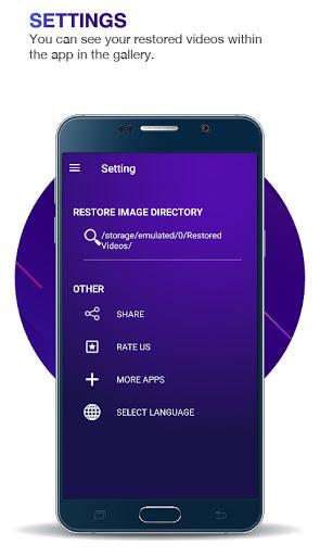 Deleted Video Recovery - Image screenshot of android app