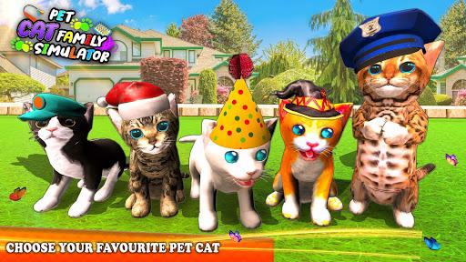 Pet Cat Simulator Cat Games - Gameplay image of android game