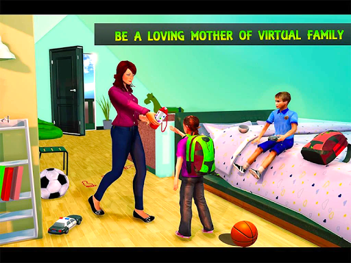 Virtual Mom Family Simulator - Gameplay image of android game