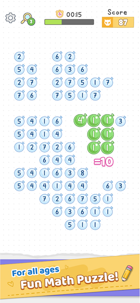 Make Ten - Match 10 - Gameplay image of android game