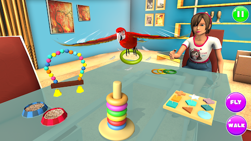 Pet Parrot Family Simulator - Image screenshot of android app