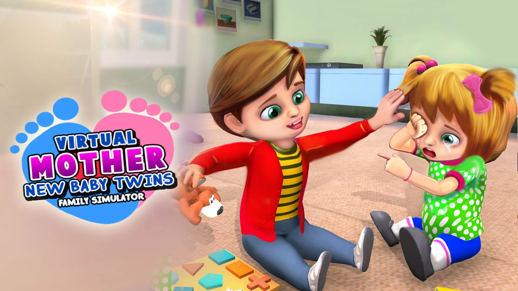 Virtual Mother Twins Baby - Gameplay image of android game