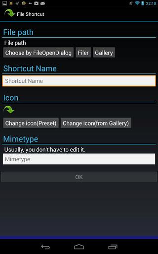 File Shortcut - Image screenshot of android app