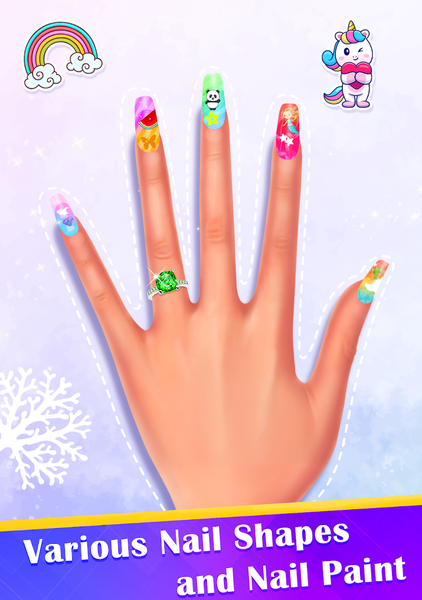 Nails Salon Games - Nail Art - عکس برنامه موبایلی اندروید