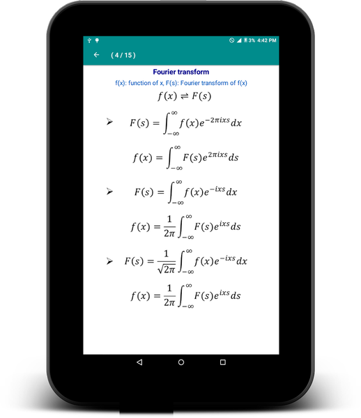 All Math Formulas - Offline - Image screenshot of android app