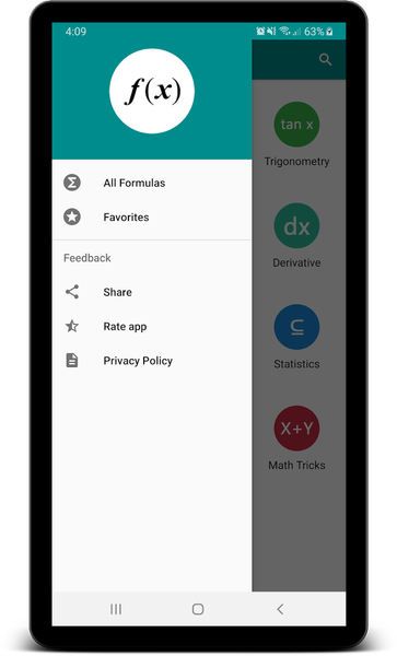 All Math Formulas - Offline - Image screenshot of android app