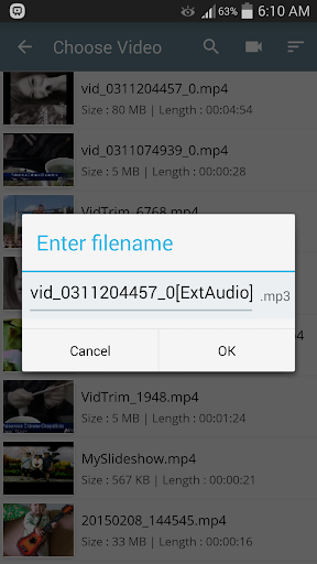 Easy Video Cutter - Image screenshot of android app