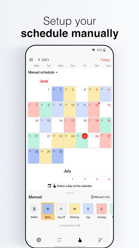 Nalabe Shift Work Calendar - عکس برنامه موبایلی اندروید