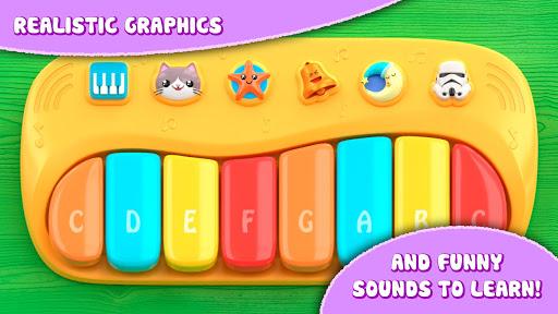 Piano for babies and kids - Gameplay image of android game