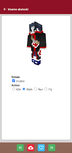 Akatssuki Skins for MCPE - Image screenshot of android app