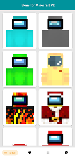 Among us Skins for Minecraft - Image screenshot of android app