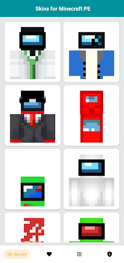 Among us Skins for Minecraft - Image screenshot of android app