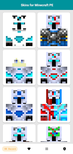 Frost Diamond Skins for MCPE - Image screenshot of android app