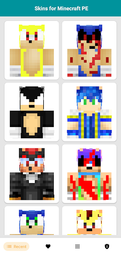 Soni Skins for Minecraft - Image screenshot of android app
