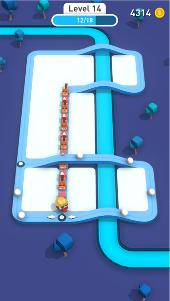 Pet Train - Gameplay image of android game