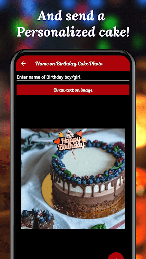 Name On Birthday Cake & Photo - عکس برنامه موبایلی اندروید