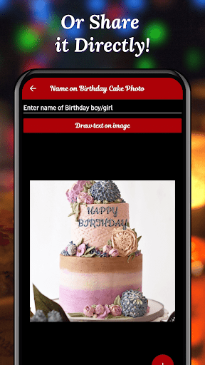 Name On Birthday Cake & Photo - عکس برنامه موبایلی اندروید
