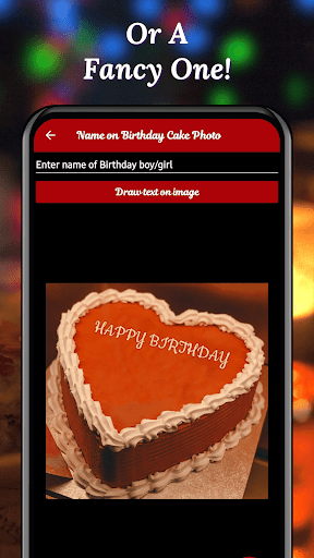 Name On Birthday Cake & Photo - عکس برنامه موبایلی اندروید