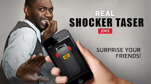 Shocker taser joke simulator - Gameplay image of android game