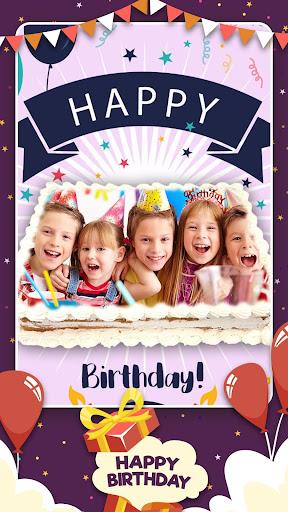Photo On Birthday Cake - Image screenshot of android app