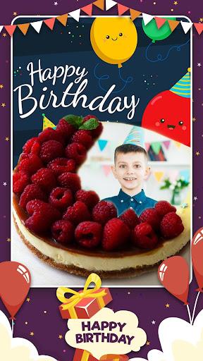 Photo On Birthday Cake - Image screenshot of android app