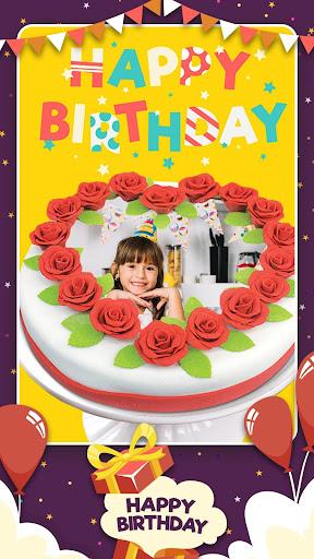Photo On Birthday Cake - Image screenshot of android app