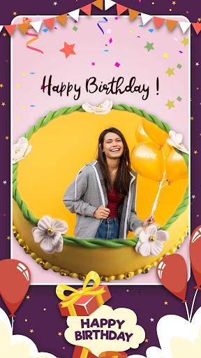 Photo On Birthday Cake - Image screenshot of android app
