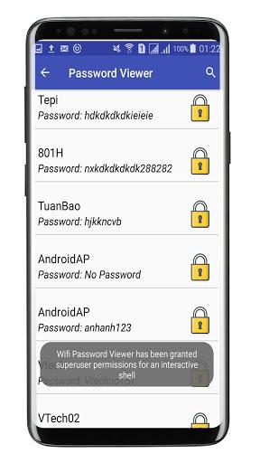 Wifi Password Viewer - Share Wifi Password - عکس برنامه موبایلی اندروید