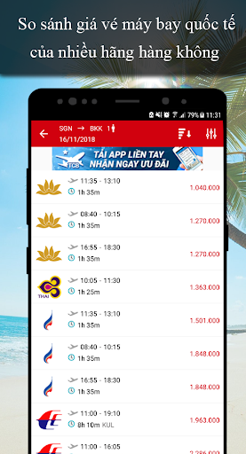 Tìm Chuyến Bay - Image screenshot of android app