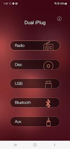 Dual iPlug P2 Remote Control - Image screenshot of android app