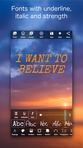 Add Text: Text on Photo Editor - Image screenshot of android app