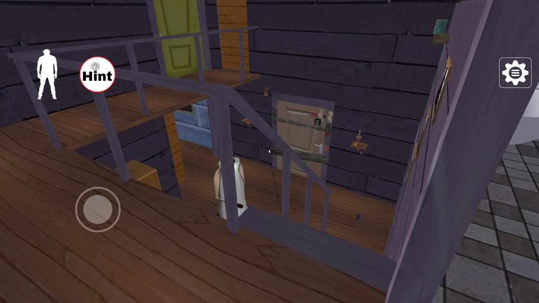 Nanny Scary Granny Horror game - Gameplay image of android game
