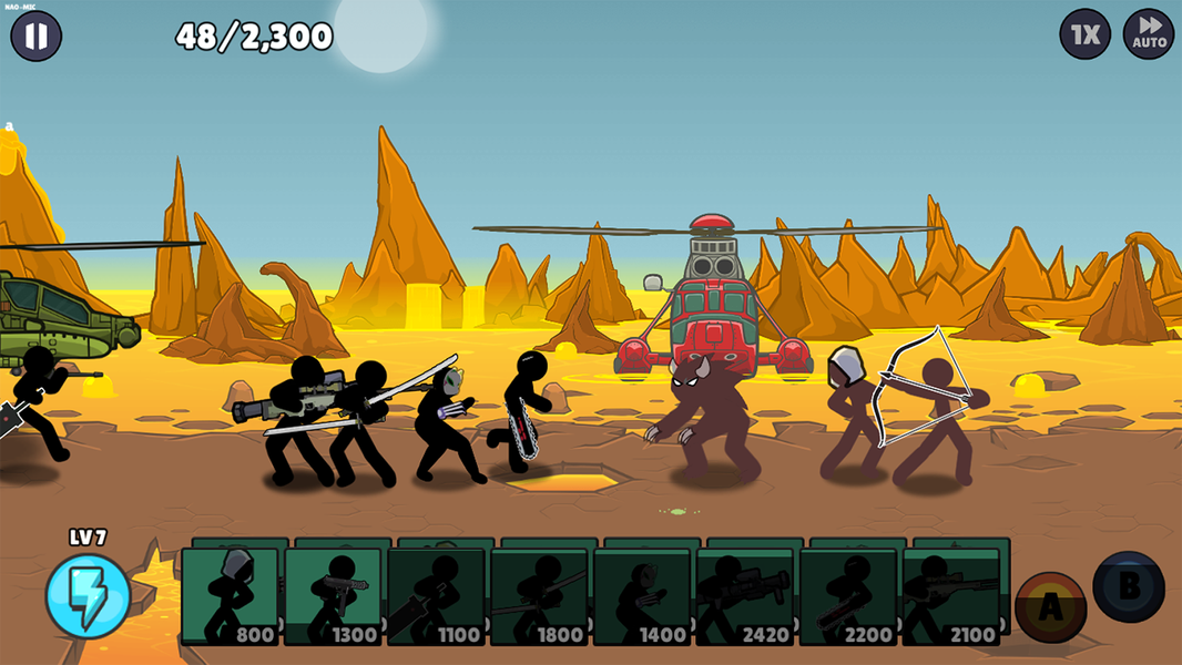 Hero Wars ۲ Fighter Of Stick - عکس بازی موبایلی اندروید