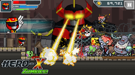 HERO-X: ZOMBIES! - Gameplay image of android game