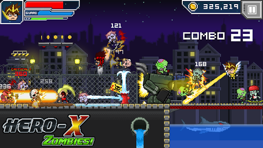 HERO-X: ZOMBIES! - Gameplay image of android game