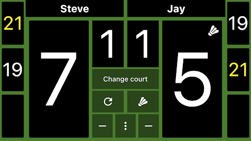 Badminton Scoreboard - Image screenshot of android app