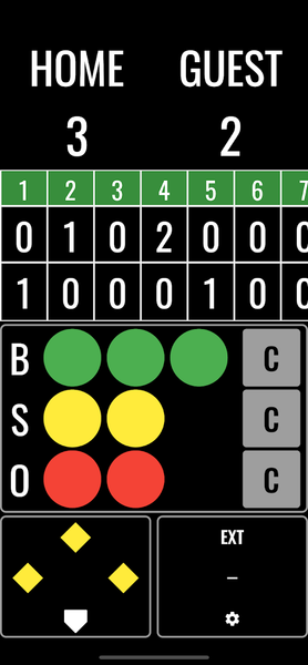 Baseball Scoreboard - Image screenshot of android app