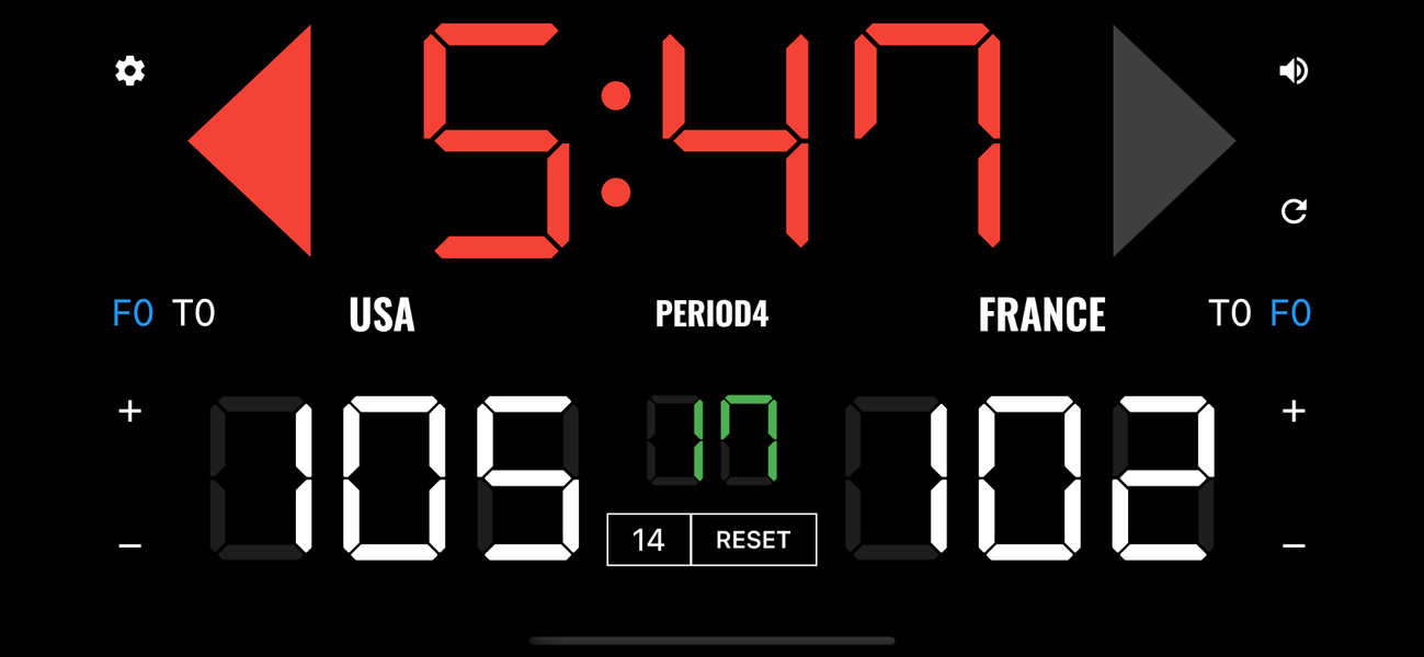 Basketball Scoreboard - Image screenshot of android app