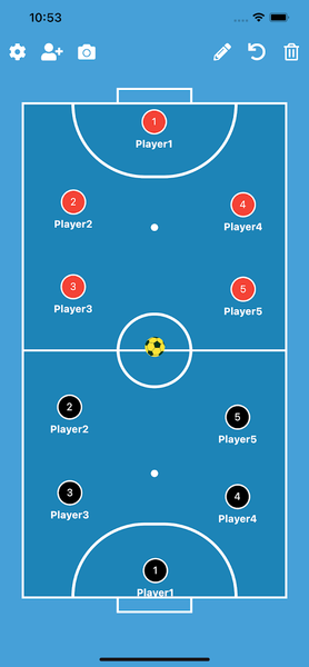 Futsal Tactic Board - Image screenshot of android app