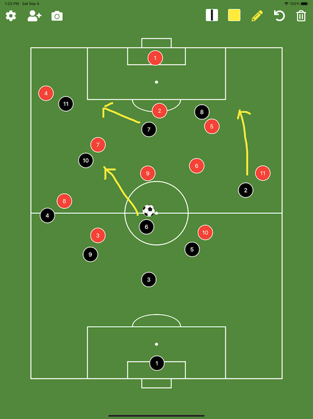 Soccer Tactic Board - Image screenshot of android app
