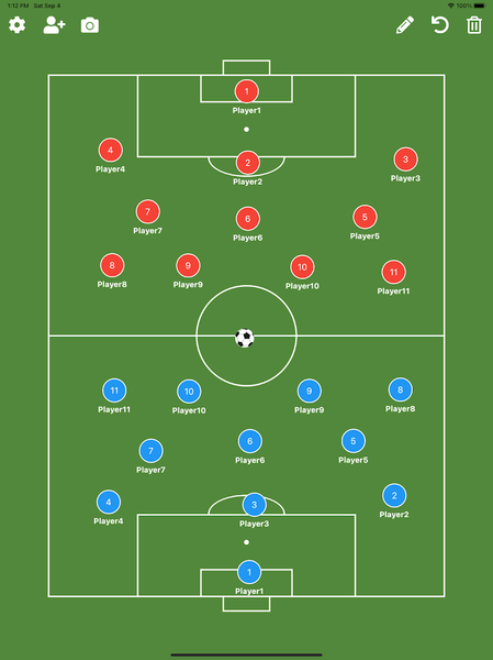 Soccer Tactic Board - Image screenshot of android app