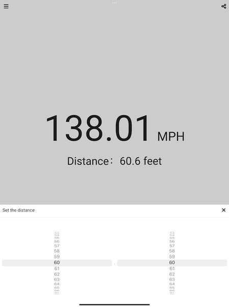 Simple Speed Gun - Image screenshot of android app